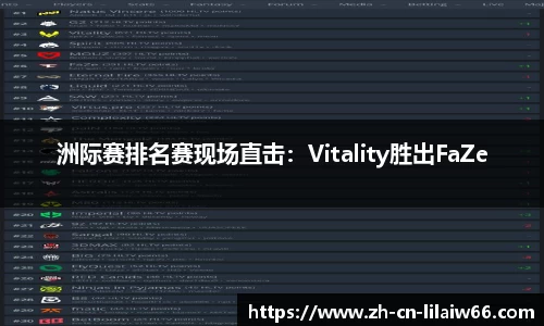 洲际赛排名赛现场直击：Vitality胜出FaZe